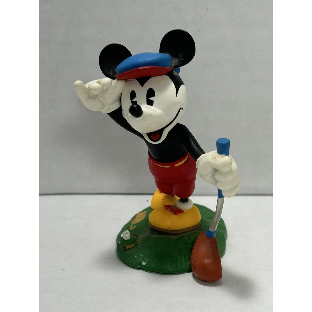 Vintage Mickey Mouse Long Shot Hallmark Disney Ornament 1997 3"‎